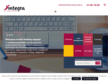 Tablet Screenshot of integra-consulting.pl